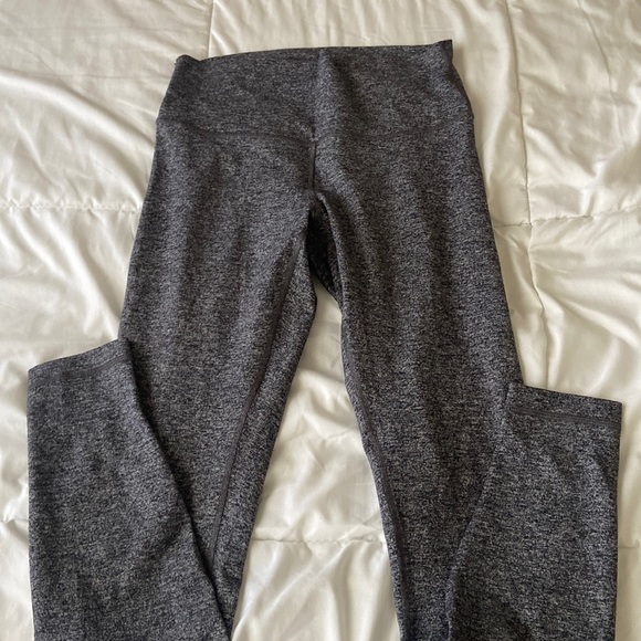 Lululemon Wunder under high-rise leggings color: Heathered black. size: 8 - Picture 1 of 4
